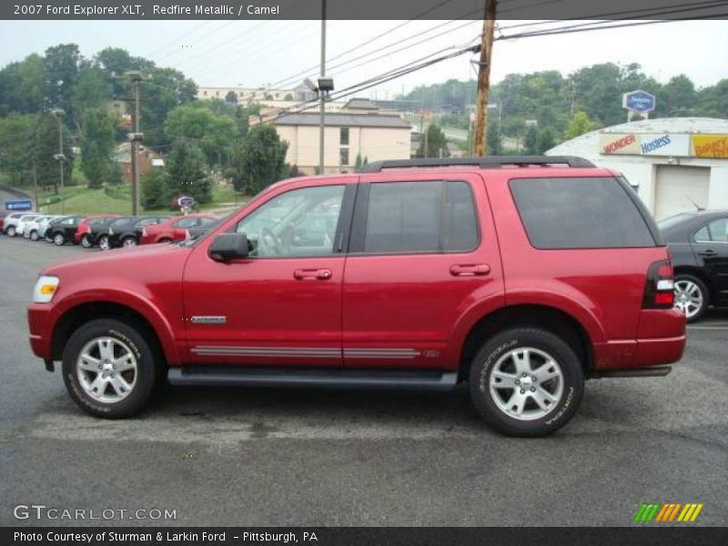 Redfire Metallic / Camel 2007 Ford Explorer XLT
