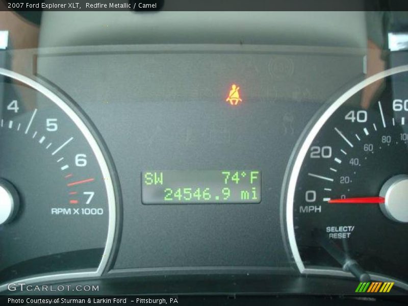 Redfire Metallic / Camel 2007 Ford Explorer XLT