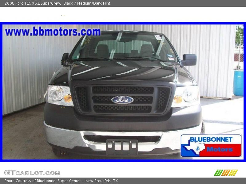 Black / Medium/Dark Flint 2008 Ford F150 XL SuperCrew