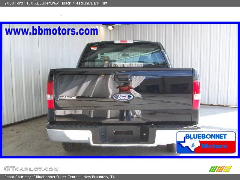 Black / Medium/Dark Flint 2008 Ford F150 XL SuperCrew