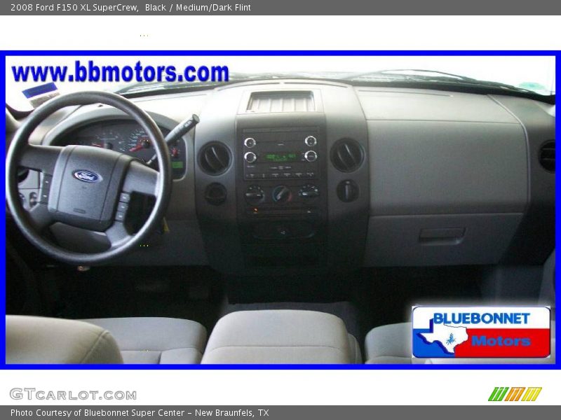 Black / Medium/Dark Flint 2008 Ford F150 XL SuperCrew