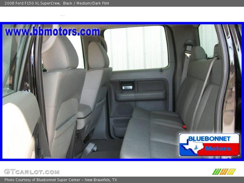Black / Medium/Dark Flint 2008 Ford F150 XL SuperCrew