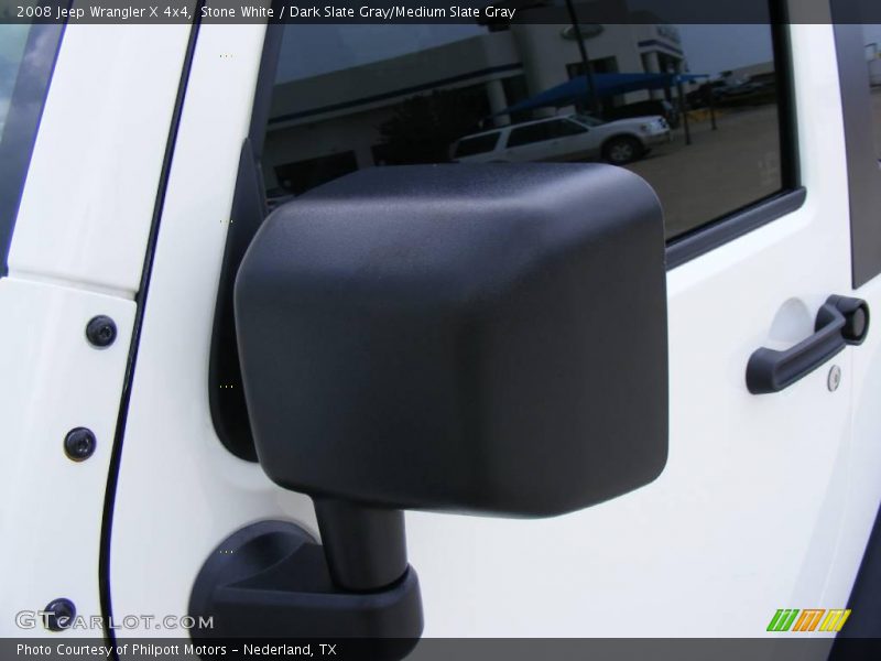 Stone White / Dark Slate Gray/Medium Slate Gray 2008 Jeep Wrangler X 4x4