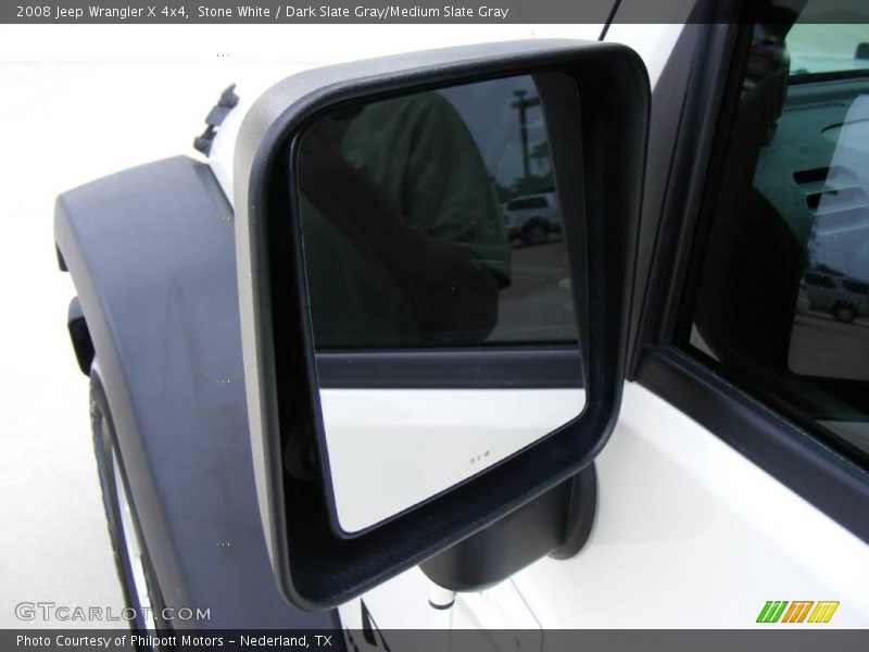 Stone White / Dark Slate Gray/Medium Slate Gray 2008 Jeep Wrangler X 4x4