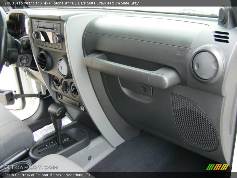 Stone White / Dark Slate Gray/Medium Slate Gray 2008 Jeep Wrangler X 4x4