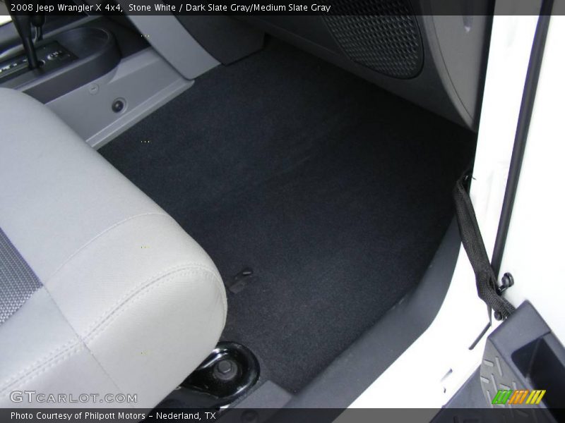 Stone White / Dark Slate Gray/Medium Slate Gray 2008 Jeep Wrangler X 4x4
