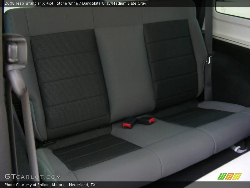 Stone White / Dark Slate Gray/Medium Slate Gray 2008 Jeep Wrangler X 4x4