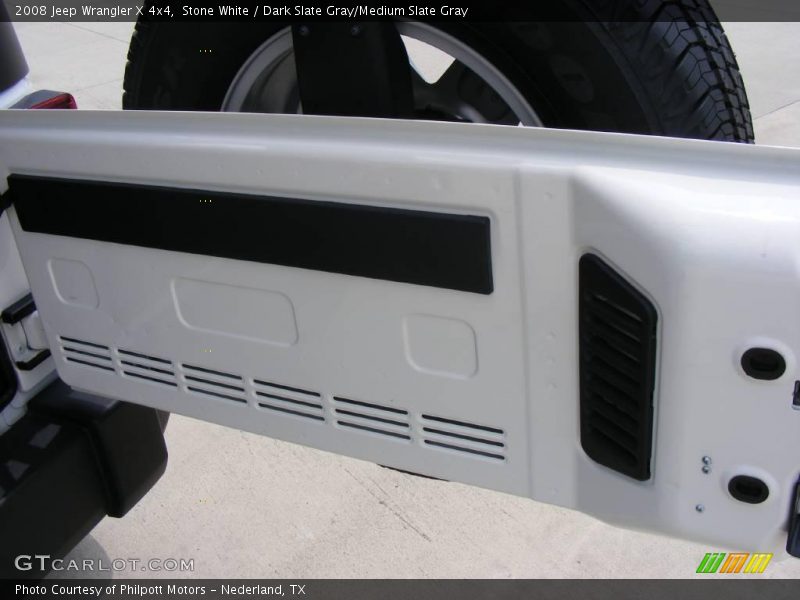 Stone White / Dark Slate Gray/Medium Slate Gray 2008 Jeep Wrangler X 4x4