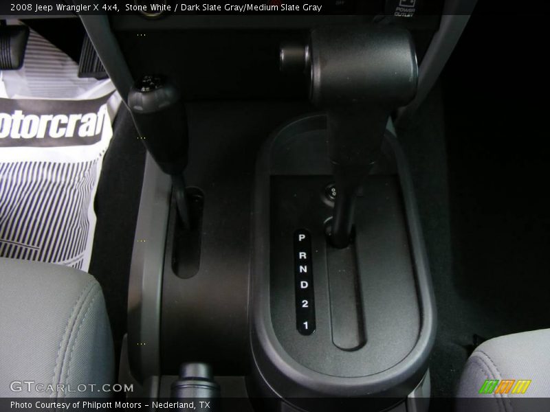 Stone White / Dark Slate Gray/Medium Slate Gray 2008 Jeep Wrangler X 4x4