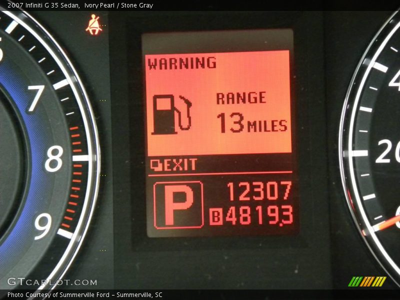 Ivory Pearl / Stone Gray 2007 Infiniti G 35 Sedan
