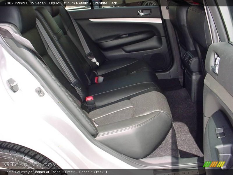 Liquid Platinum Metallic / Graphite Black 2007 Infiniti G 35 Sedan