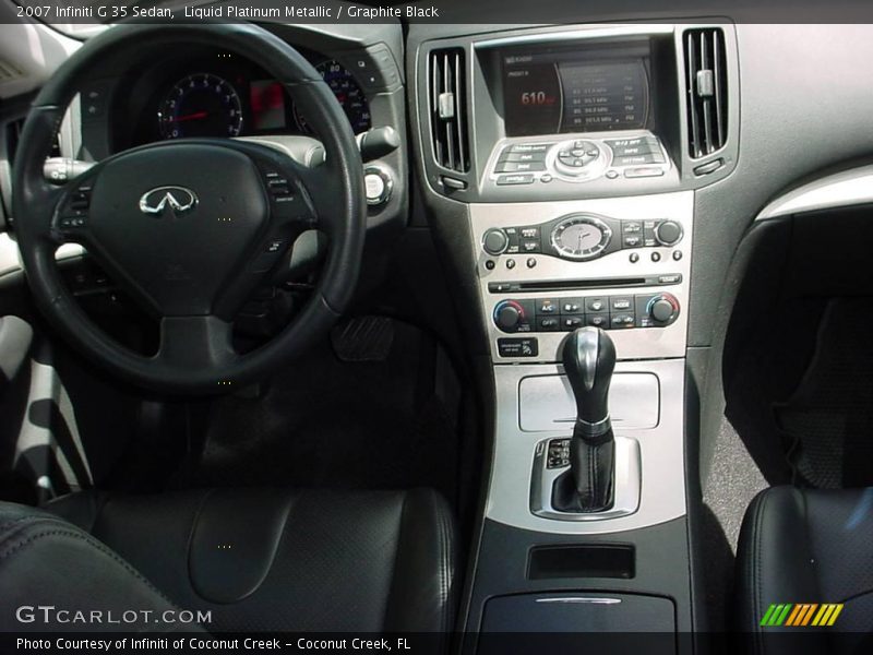 Liquid Platinum Metallic / Graphite Black 2007 Infiniti G 35 Sedan