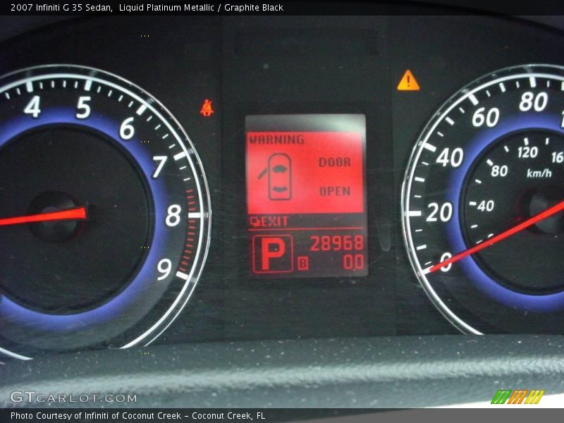 Liquid Platinum Metallic / Graphite Black 2007 Infiniti G 35 Sedan