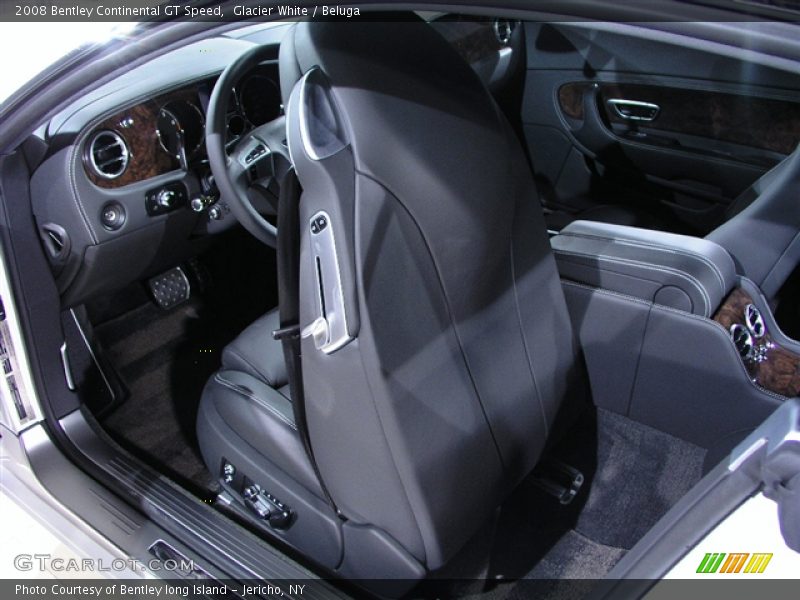 Glacier White / Beluga 2008 Bentley Continental GT Speed