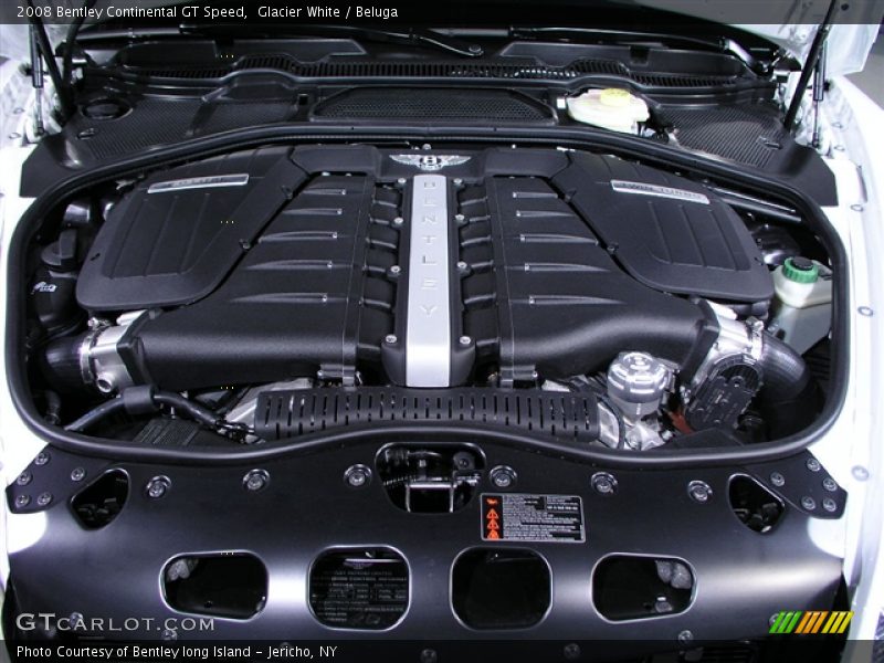 Glacier White / Beluga 2008 Bentley Continental GT Speed