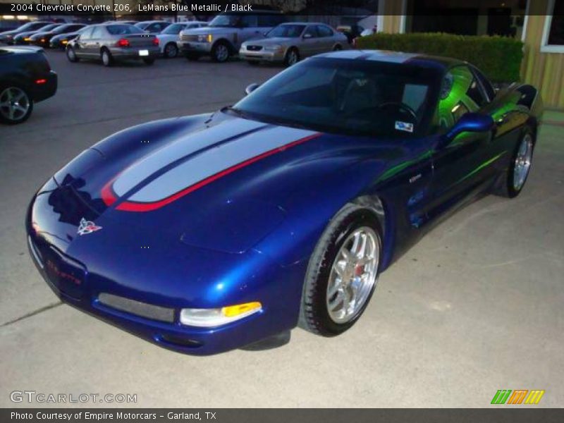 LeMans Blue Metallic / Black 2004 Chevrolet Corvette Z06