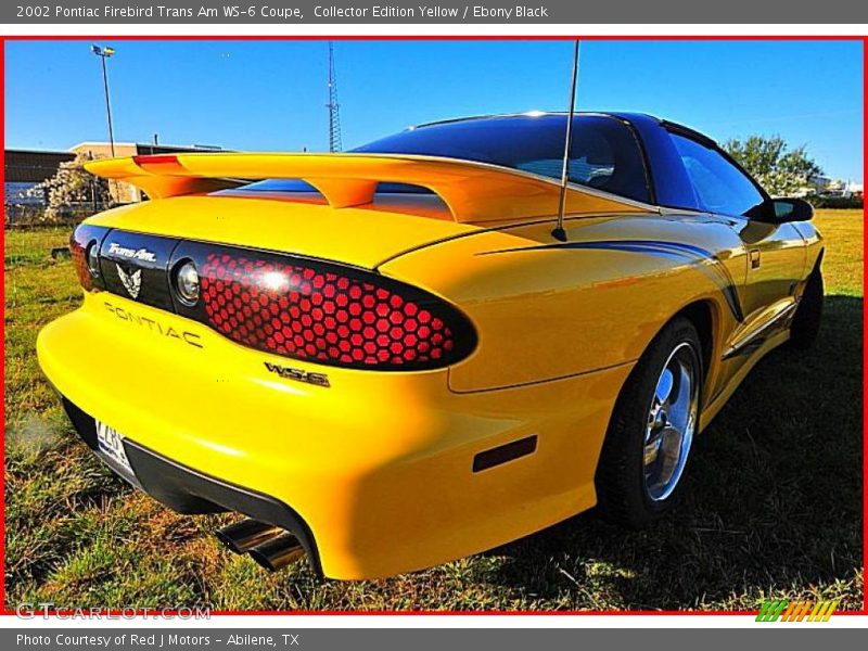 Collector Edition Yellow / Ebony Black 2002 Pontiac Firebird Trans Am WS-6 Coupe