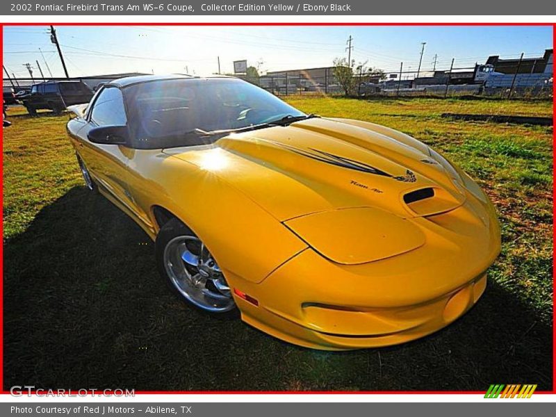 Collector Edition Yellow / Ebony Black 2002 Pontiac Firebird Trans Am WS-6 Coupe