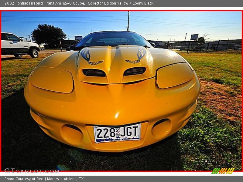 Collector Edition Yellow / Ebony Black 2002 Pontiac Firebird Trans Am WS-6 Coupe