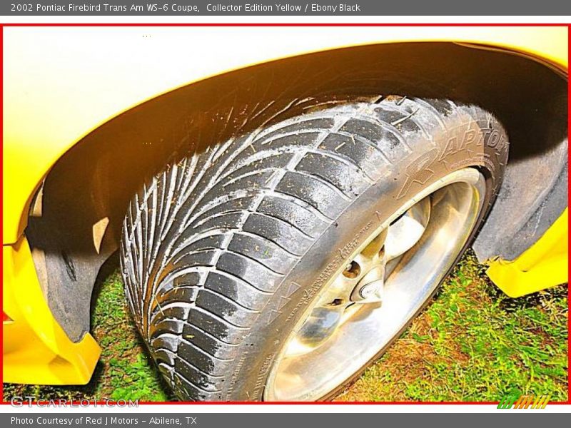 Collector Edition Yellow / Ebony Black 2002 Pontiac Firebird Trans Am WS-6 Coupe