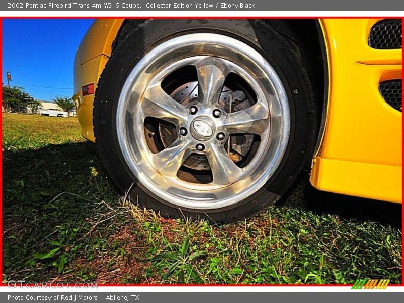 Collector Edition Yellow / Ebony Black 2002 Pontiac Firebird Trans Am WS-6 Coupe