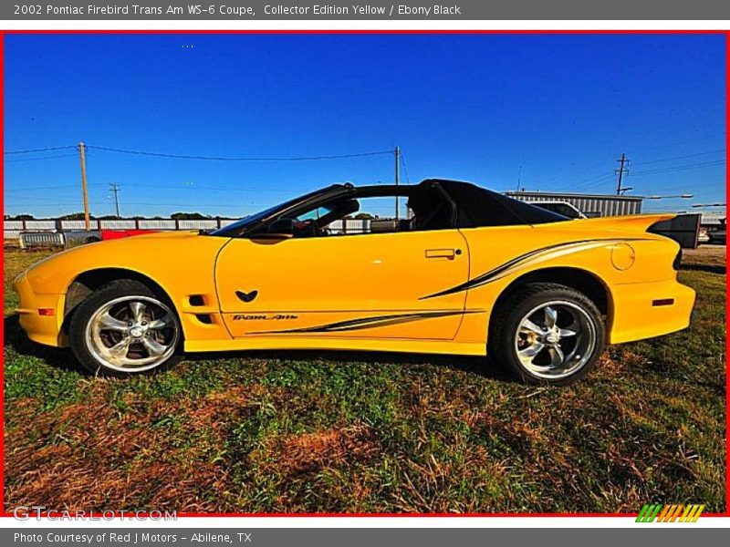 Collector Edition Yellow / Ebony Black 2002 Pontiac Firebird Trans Am WS-6 Coupe