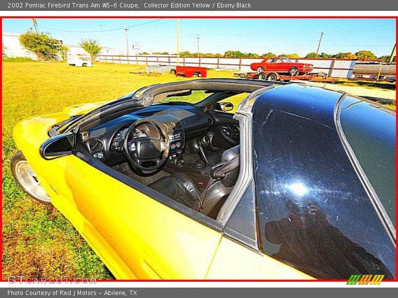 Collector Edition Yellow / Ebony Black 2002 Pontiac Firebird Trans Am WS-6 Coupe
