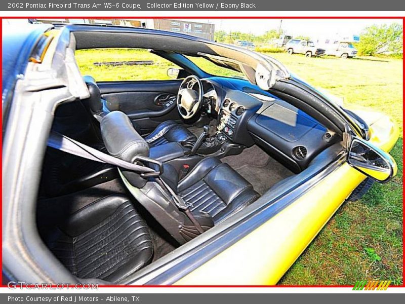 Collector Edition Yellow / Ebony Black 2002 Pontiac Firebird Trans Am WS-6 Coupe