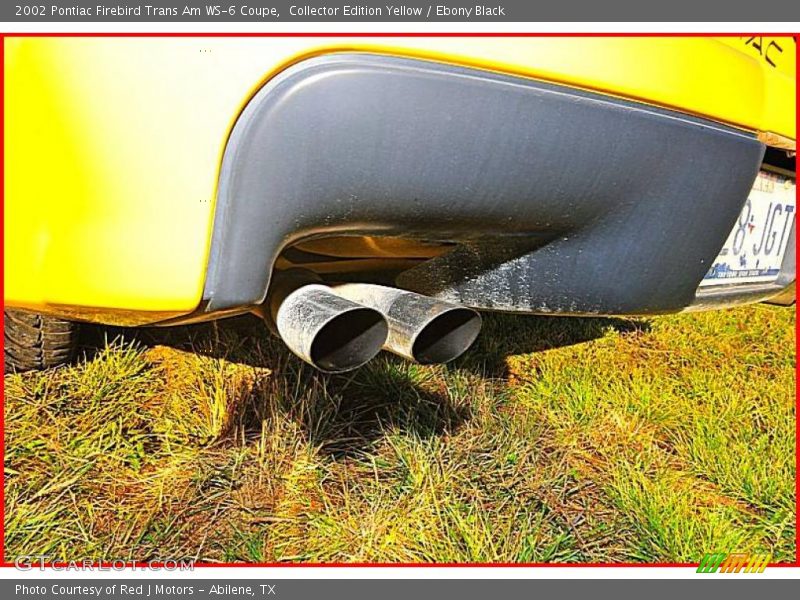 Collector Edition Yellow / Ebony Black 2002 Pontiac Firebird Trans Am WS-6 Coupe