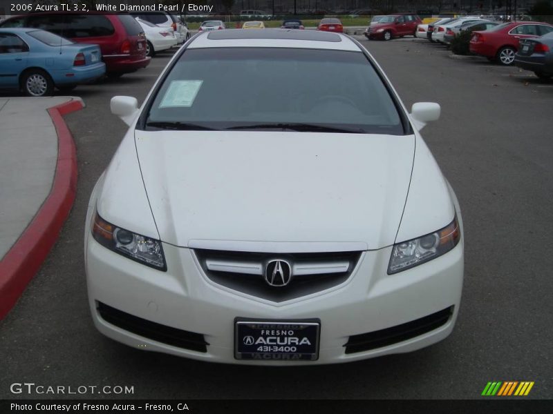 White Diamond Pearl / Ebony 2006 Acura TL 3.2