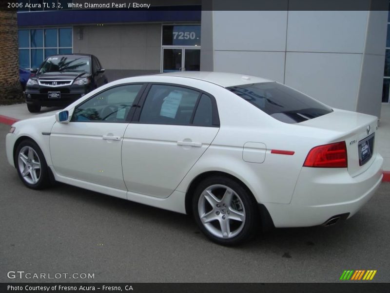 White Diamond Pearl / Ebony 2006 Acura TL 3.2