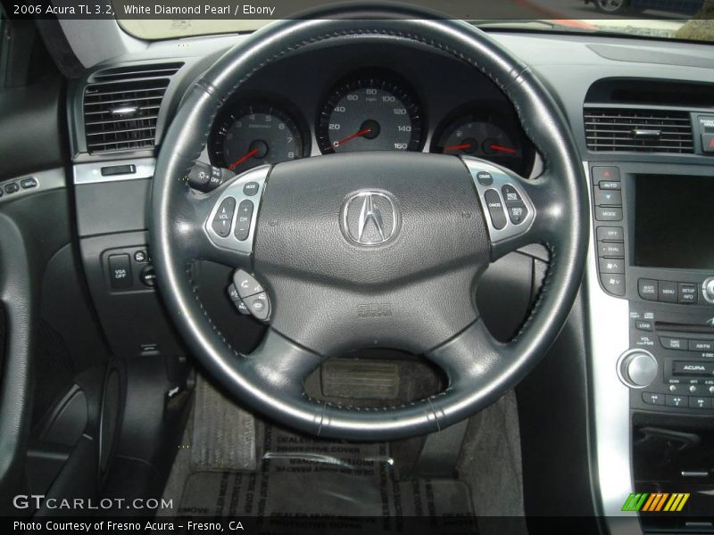 White Diamond Pearl / Ebony 2006 Acura TL 3.2