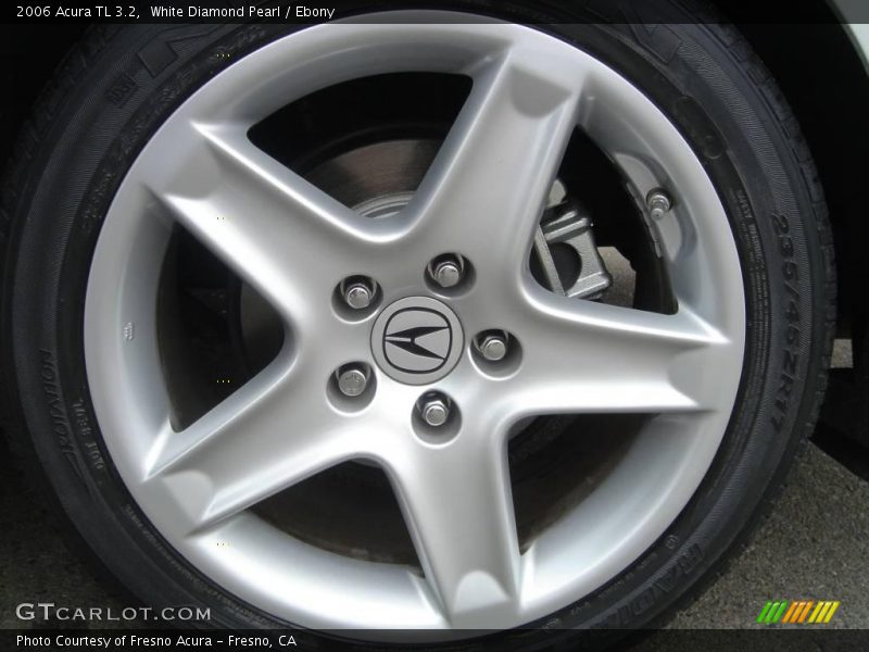 White Diamond Pearl / Ebony 2006 Acura TL 3.2
