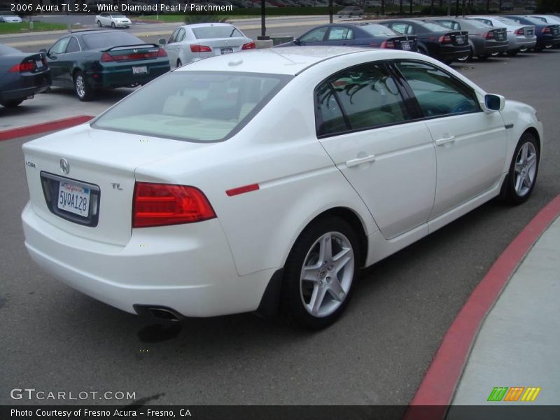 White Diamond Pearl / Parchment 2006 Acura TL 3.2