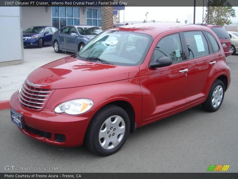 Inferno Red Crystal Pearl / Pastel Slate Gray 2007 Chrysler PT Cruiser
