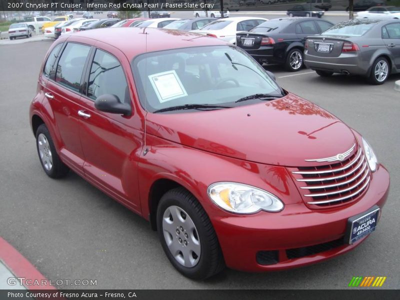 Inferno Red Crystal Pearl / Pastel Slate Gray 2007 Chrysler PT Cruiser
