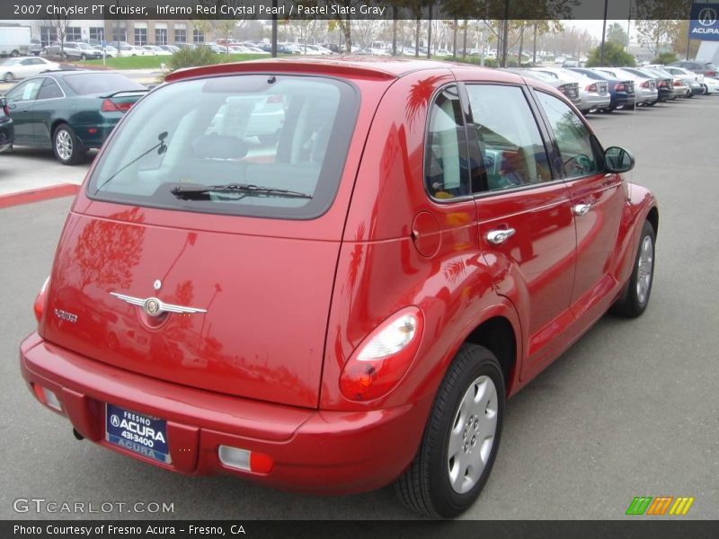 Inferno Red Crystal Pearl / Pastel Slate Gray 2007 Chrysler PT Cruiser