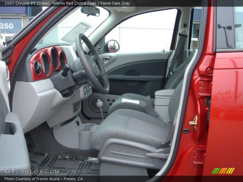 Inferno Red Crystal Pearl / Pastel Slate Gray 2007 Chrysler PT Cruiser