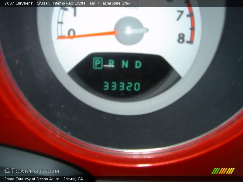 Inferno Red Crystal Pearl / Pastel Slate Gray 2007 Chrysler PT Cruiser