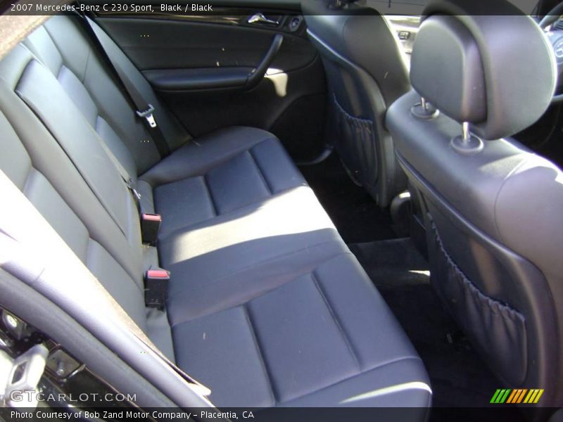 Black / Black 2007 Mercedes-Benz C 230 Sport