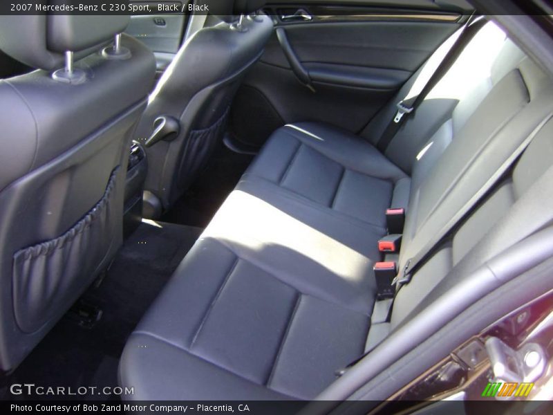 Black / Black 2007 Mercedes-Benz C 230 Sport