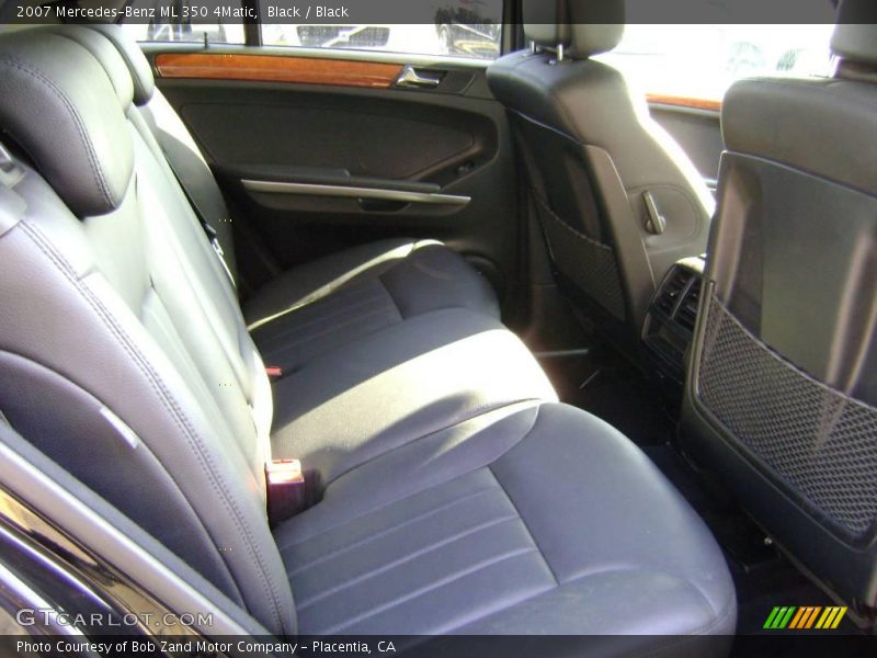 Black / Black 2007 Mercedes-Benz ML 350 4Matic