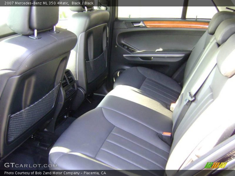 Black / Black 2007 Mercedes-Benz ML 350 4Matic