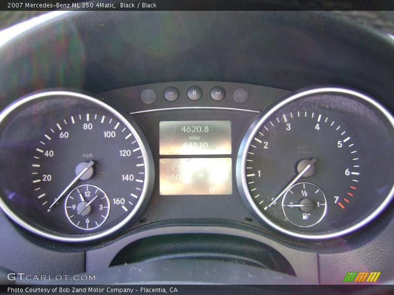 Black / Black 2007 Mercedes-Benz ML 350 4Matic