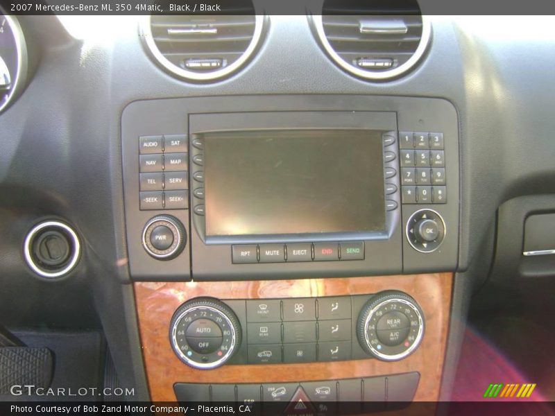 Black / Black 2007 Mercedes-Benz ML 350 4Matic