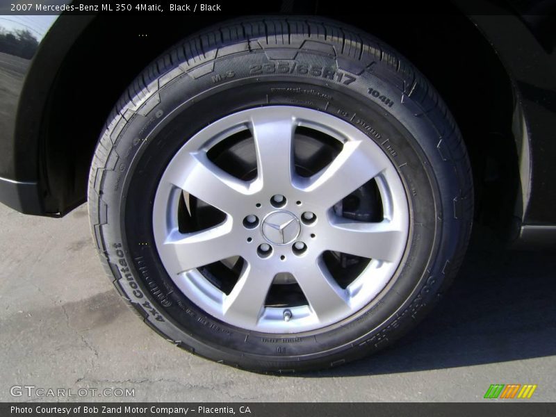 Black / Black 2007 Mercedes-Benz ML 350 4Matic