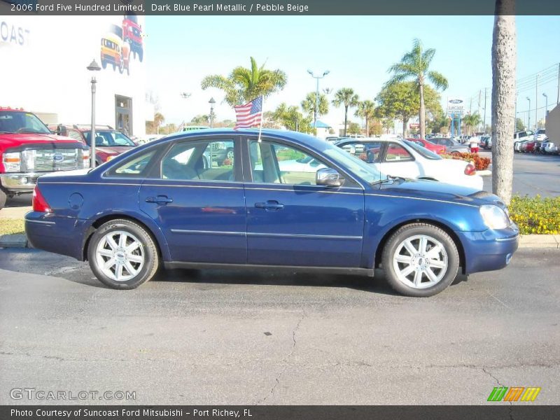 Dark Blue Pearl Metallic / Pebble Beige 2006 Ford Five Hundred Limited