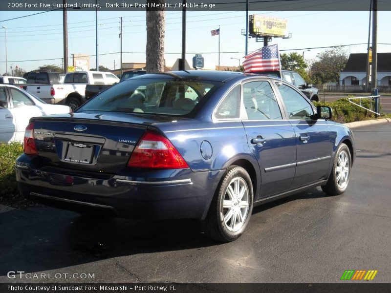 Dark Blue Pearl Metallic / Pebble Beige 2006 Ford Five Hundred Limited
