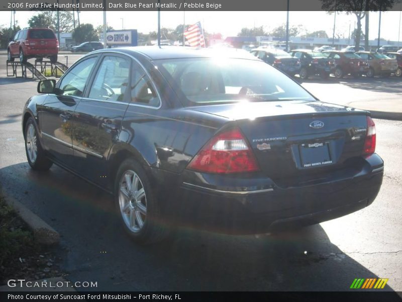 Dark Blue Pearl Metallic / Pebble Beige 2006 Ford Five Hundred Limited