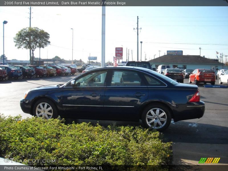 Dark Blue Pearl Metallic / Pebble Beige 2006 Ford Five Hundred Limited